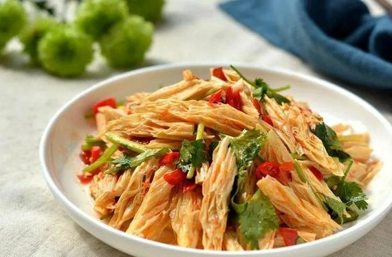 dried bean curd salad 凉拌腐竹